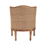 Modern European furniture - Woven Rattan French Accent Chair - www.oroa.com