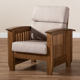 Modern European furniture - Wooden Mission Style Lounge Chair - www.oroa.com