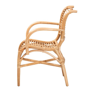 Modern European furniture - Rattan Rods Bohemian Lounge Chair - www.oroa.com