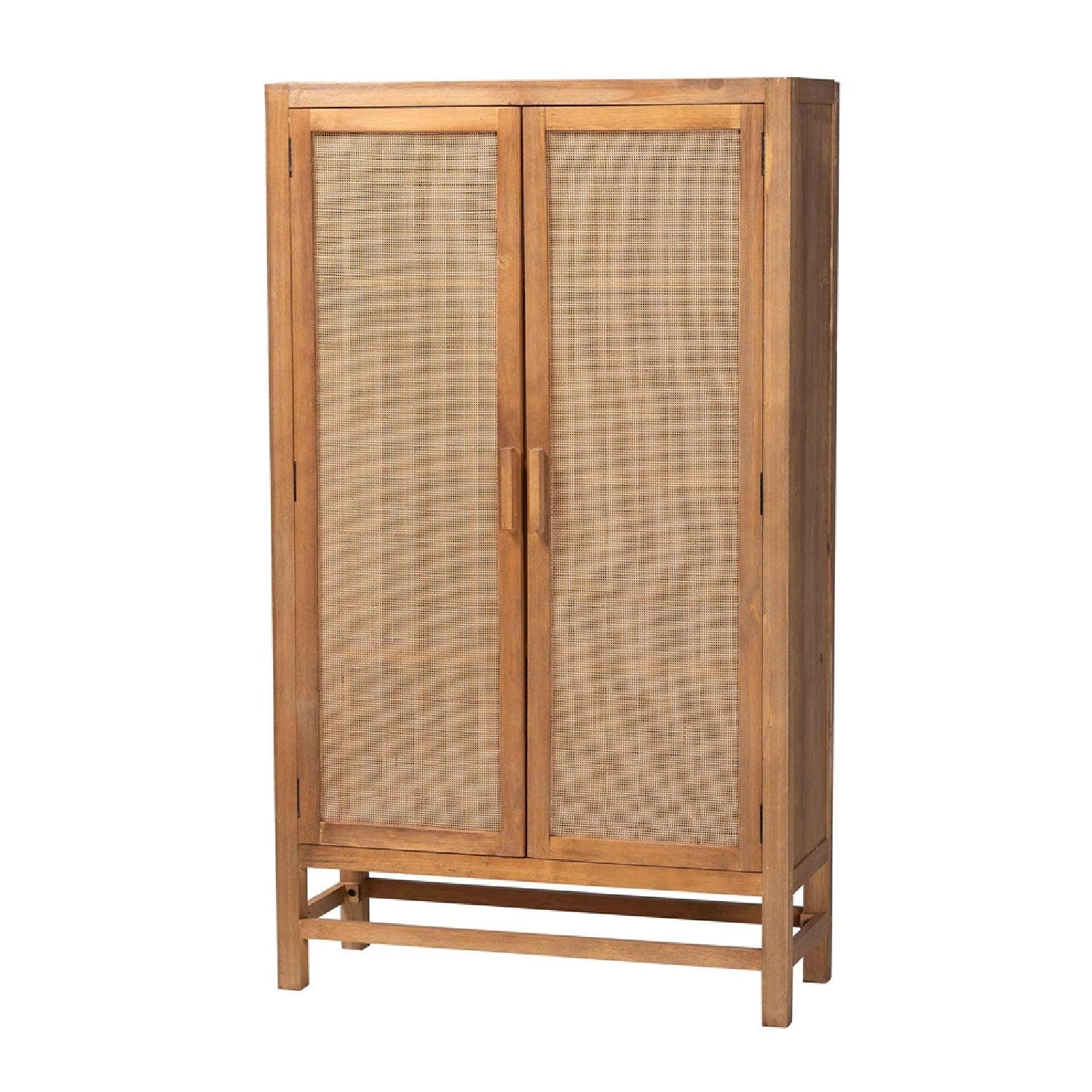 2 Door Rattan Accent Cabinet Sibu