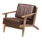 Modern European furniture - Oak Framed Lounge Chair - www.oroa.com