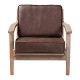 Modern European furniture - Oak Framed Lounge Chair - www.oroa.com