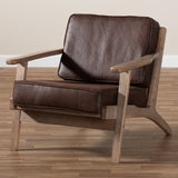 Modern European furniture - Oak Framed Lounge Chair - www.oroa.com