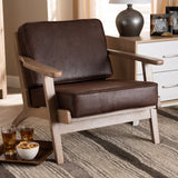 Modern European furniture - Oak Framed Lounge Chair - www.oroa.com