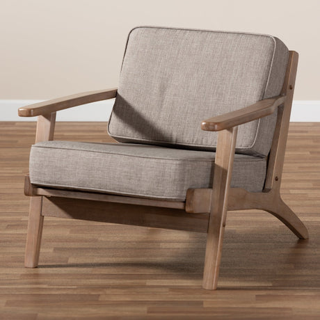 Modern European furniture - Oak Framed Lounge Chair - www.oroa.com