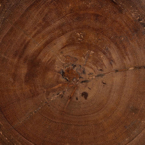 Suar Wood Hourglass Side Table | Bali Loom Samira | Oroa.com