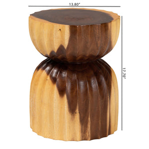   Modern European furniture - Hourglass Wooden Side Table - www.oroa.com | Oroa.com