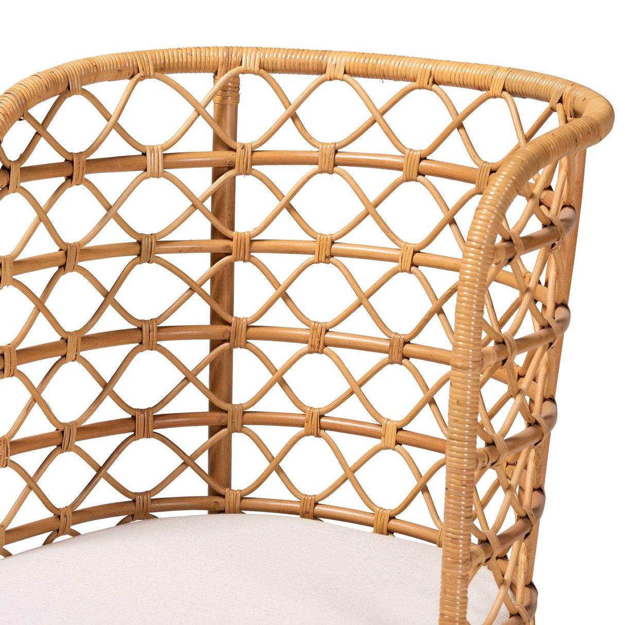 Modern European furniture - Rattan Openwork Tall Accent Chair  - www.oroa.com