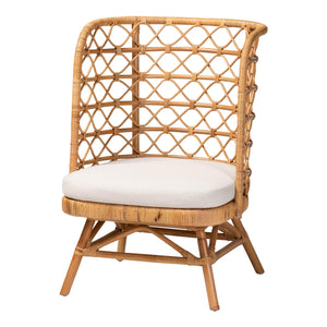 Modern European furniture - Rattan Openwork Tall Accent Chair  - www.oroa.com