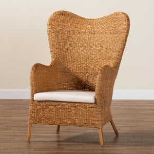 Modern European furniture - Tapered Back Rattan Accent Chair - www.oroa.com