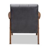 Modern European furniture - Tufted Velvet Accent Chair - www.oroa.com