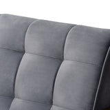 Modern European furniture - Tufted Velvet Accent Chair - www.oroa.com