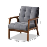 Modern European furniture - Tufted Velvet Accent Chair - www.oroa.com