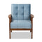 Modern European furniture - Tufted Velvet Accent Chair - www.oroa.com