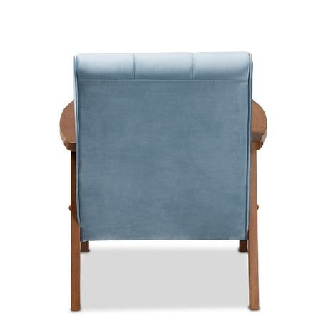 Modern European furniture - Tufted Velvet Accent Chair - www.oroa.com
