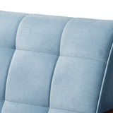 Modern European furniture - Tufted Velvet Accent Chair - www.oroa.com