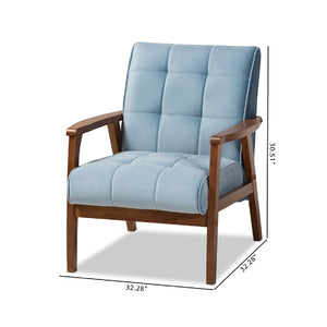 Tufted Velvet Accent Chair | Bali Loom Asta | Oroa.com