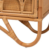 Modern European furniture - Geometrical Rattan 2 Door Cabinet - www.oroa.com