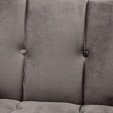 Modern European furniture - Button Tufted Velvet Accent Chair - www.oroa.com