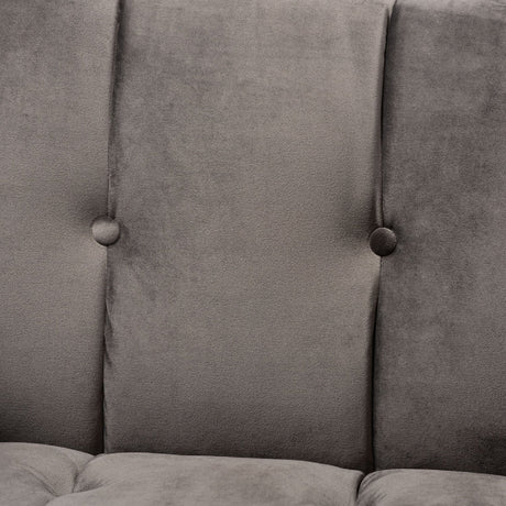 Modern European furniture - Button Tufted Velvet Accent Chair - www.oroa.com
