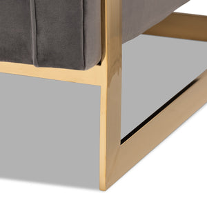   Modern European furniture - Button Tufted Velvet Accent Chair - www.oroa.com | Oroa.com