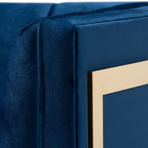   Modern European furniture - Button Tufted Velvet Accent Chair - www.oroa.com | Oroa.com