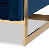Modern European furniture - Button Tufted Velvet Accent Chair - www.oroa.com