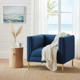 Modern European furniture - Woven Velvet Accent Chair - www.oroa.com