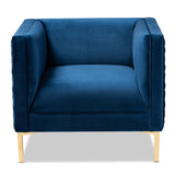 Modern European furniture - Woven Velvet Accent Chair - www.oroa.com