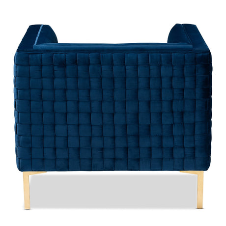 Modern European furniture - Woven Velvet Accent Chair - www.oroa.com