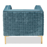 Modern European furniture - Woven Velvet Accent Chair - www.oroa.com