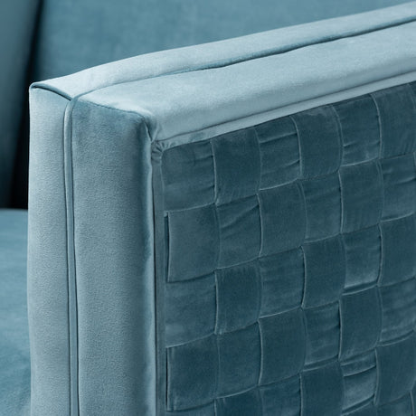Modern European furniture - Woven Velvet Accent Chair - www.oroa.com