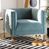 Modern European furniture - Woven Velvet Accent Chair - www.oroa.com