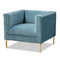Modern European furniture - Woven Velvet Accent Chair - www.oroa.com
