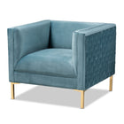 Modern European furniture - Woven Velvet Accent Chair - www.oroa.com