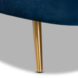 Modern European furniture - Blue Velvet Chaise - www.oroa.com