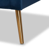Modern European furniture - Velvet Open Armed Accent Chair - www.oroa.com