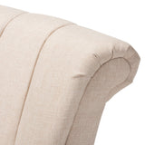 Modern European furniture - Beige Fabric Swivel Chair - www.oroa.com