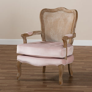 Velvet Seat Accent Chair | Bali Loom Vallea | Oroa.com