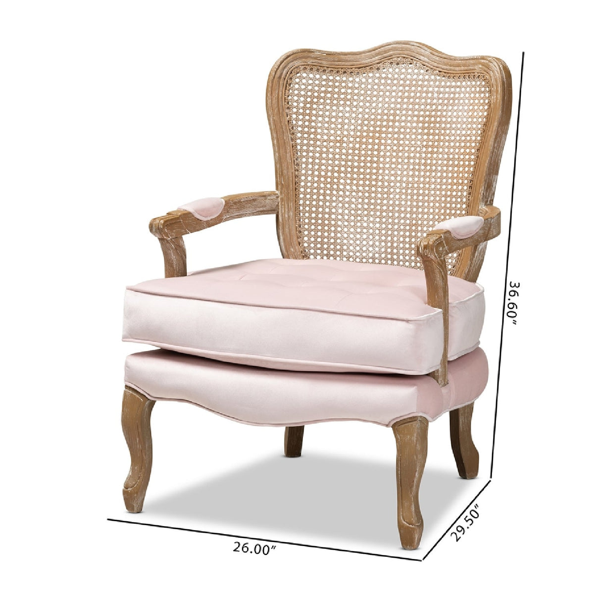 Velvet Seat Accent Chair | Bali Loom Vallea | Oroa.com