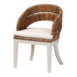Modern European furniture - Seagrass Padded Dining Chair - www.oroa.com