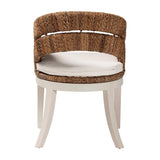 Modern European furniture - Seagrass Padded Dining Chair - www.oroa.com