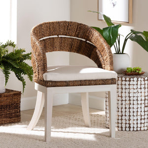 Modern European furniture - Seagrass Padded Dining Chair - www.oroa.com