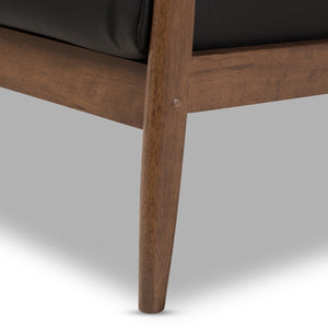 Walnut Framed Lounge Chair | Bali Loom Venza | Oroa.com