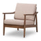 Modern European furniture - Walnut Framed Lounge Chair - www.oroa.com