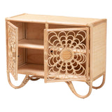 Modern European furniture - Floral Woven 2 Door Cabinet - www.oroa.com