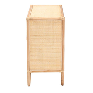 Modern European furniture - Floral Woven 2 Door Cabinet - www.oroa.com