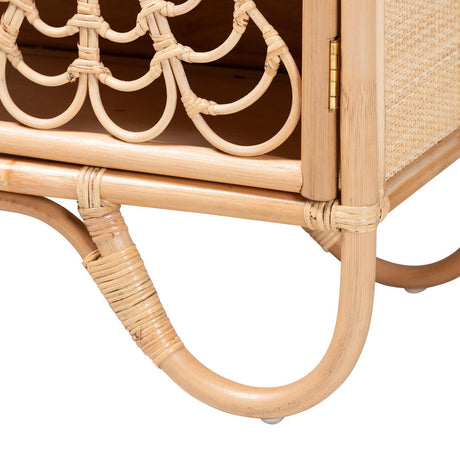 Modern European furniture - Floral Woven 2 Door Cabinet - www.oroa.com