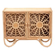 Modern European furniture - Floral Woven 2 Door Cabinet - www.oroa.com