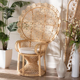 Modern European furniture - Modern Boho Peacock Accent Chair - www.oroa.com